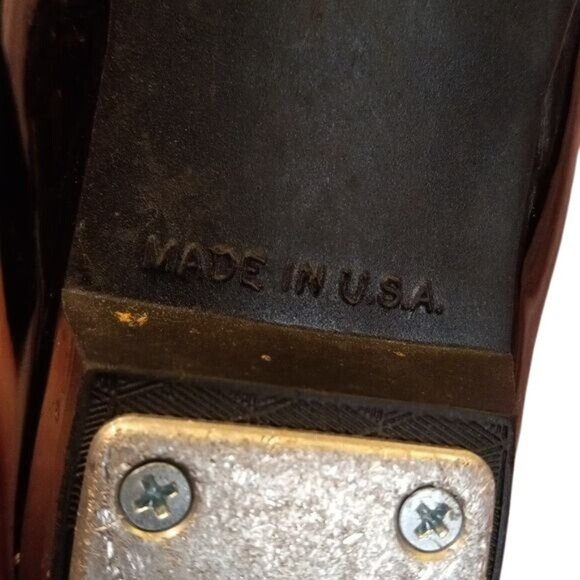 Dance Time 9 Kids Black Patent Leather Tap Shoes Laces - Picture 4 of 9